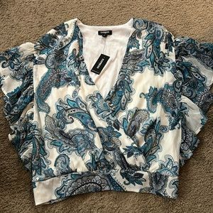 Express Paisley Blouse